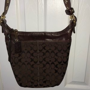 Coach crossbody bucket bag